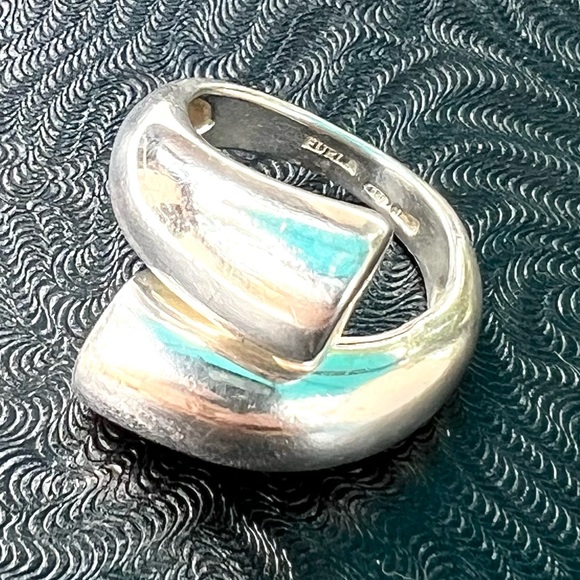 FURLA Sterling Silver Ring Abstract Size 7 - Picture 3 of 3